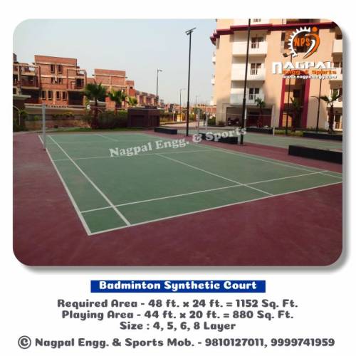 Badminton Synthetic Court Manufacturers In Agra