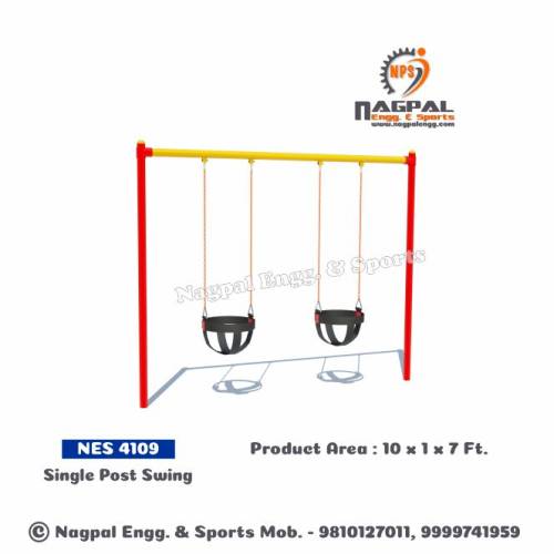 Single Post Playground Swing Manufacturers In Agra