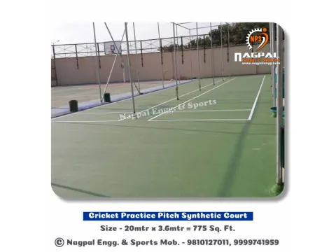 Cricket Practice Pitch Synthetic Court
