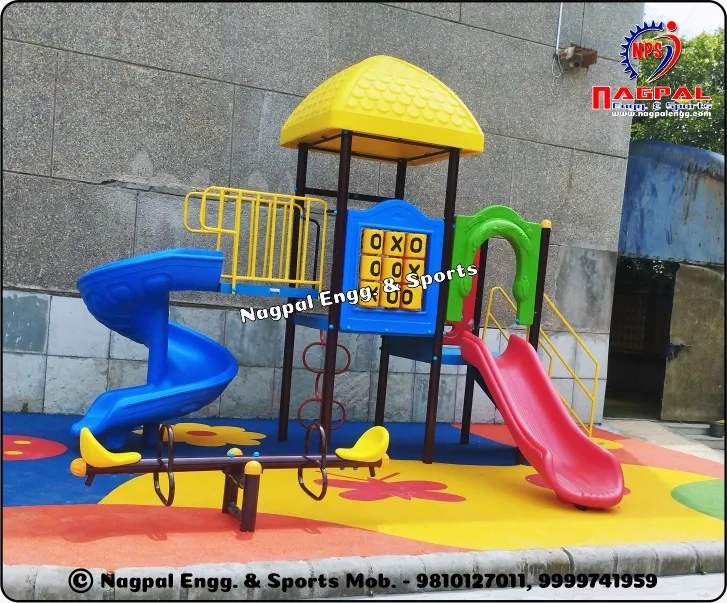 Multiplay playground installed by Nagpal Engineering & Sports