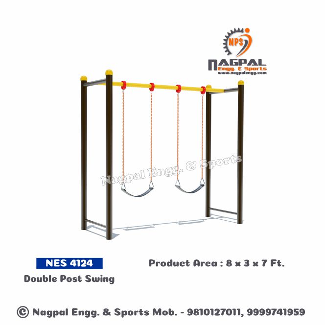 Double Post Playground Swing Manufacturers in Faridabad