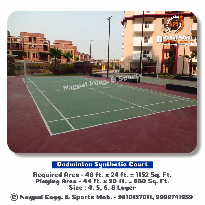 Badminton Synthetic Court Manufacturers in Faridabad
