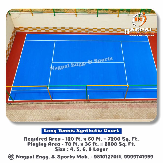 Long Tennis Synthetic Court Manufacturers in Faridabad